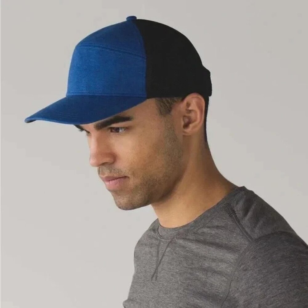 Lululemon Chamber Ball Cap Men's Blue Black Mesh One Size NEW